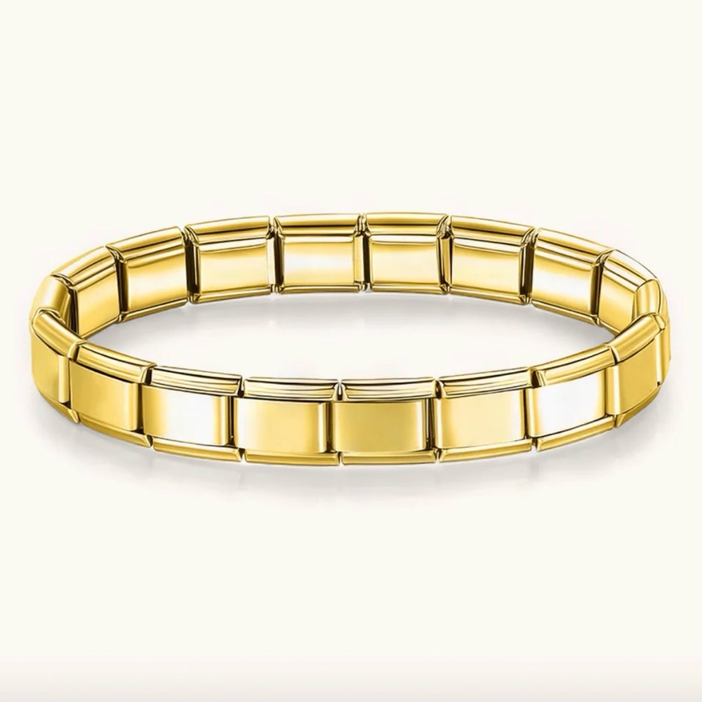 Gold Italian charm bracelet